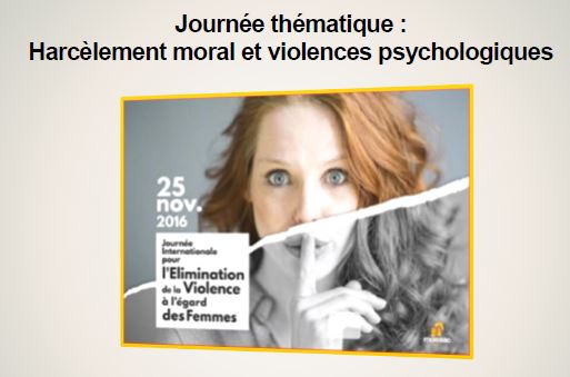 4ème rencontres interprofessionnelles de Moissac : Harcèlement moral et Violences psychologiques